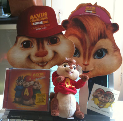 Alvin and the Chipmunks giveaway